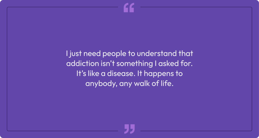 Addiction isn't something I asked fo quote